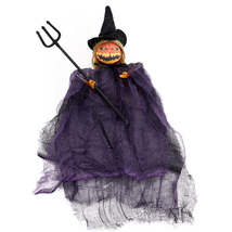 Halloween Terror Pumpkin Doll Pendant Haunted House Party Hanging Ghost Props(Pu - £4.73 GBP
