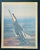 General Dynamics F-16 Fighting Falcon 8.5&quot;×11&quot; Photo Print w/ Specs On B... - £7.02 GBP