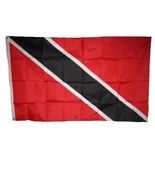 3x5 Trinidad and Tabago Country 210D Nylon Flag 3&#39;x5&#39; Brass Grommets Hou... - $24.88