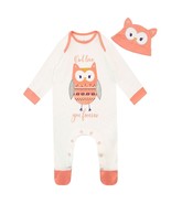 Baby Sleepsuit Baby Girl Baby Grow 0-18 Months Owl Pink White Gift Babygrow - $235.15 MXN