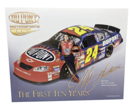 Jeff Gordon #24 Dupont The First Ten Years 2003 Hero 8&quot; X 10&quot; Card - $9.89