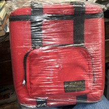 Vintage Eddie Bauer Red Soft Side Insulated Picnic Cooler Bag Brand New!! - £31.65 GBP