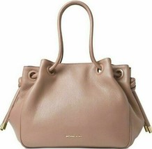 Michael Kors Dalia Large Drawstring Shoulder Tote Bag Fawn Beige Goldnwt* - £175.81 GBP