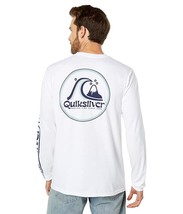 Quiksilver Men&#39;s Rolling Circle MU1 T-shirt White-2XL - £15.62 GBP