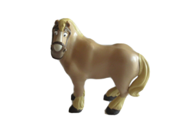 PHILIPPE Belle&#39;s Horse Figure Disney Beauty &amp; The Beast Tan Brown 4&quot; Toy - £8.34 GBP