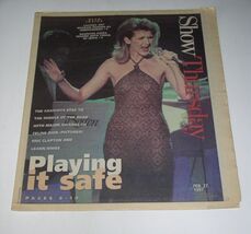Celine Dion Show Newspaper Supplement Vintage 1997 Cover Grammy Bhangra ... - $19.99