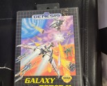 Sega Genesis Galaxy Force II 1992 Tested CIB w/ Case &amp; Manual - £23.25 GBP
