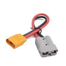1PC Flexible 50Amp 600V Adapter Cable For Anderson to XT90 Power Connectors - $16.29