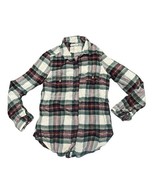 American Eagle Women’s Plaid Button Up Long Sleeve Shirt Size Small SO S... - £9.80 GBP