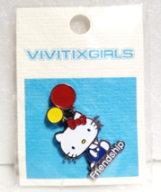 Hello Kitty VIVITIX GIRLS Pin Badge SANRIO 1999 Old Rare Ver,Friendship - £21.34 GBP