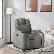  Recliner Chair Dark Grey 100% Polyester, Metal, Plywood Single - $6,588.43 MXN
