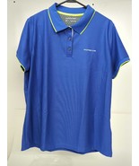 New OEM Genuine Porsche Ladies Quick Dry Large Polo Shirt Aqua Blue WAP5... - $84.15