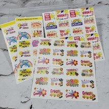 Reward Stickers Lot Of 4 Sheets Great Awesome Proud Of You Homework Chor... - $11.88