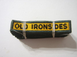 1st Armored Division Tab &quot;Old Ironsides&quot; Style 2 Full Color Lot Of 20 KY21-1 - £15.98 GBP