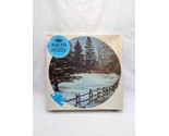 Vintage Round Guild Puzzle Winter In The Country 650 Piece Puzzle Sealed - $49.49