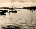 Crystal Lake From Sandy Beach Rockville Connecticut CT UNP Collotype Pos... - £6.96 GBP