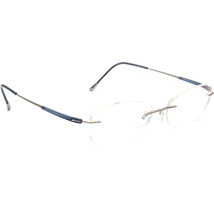 Silhouette Eyeglasses Titan Silver&amp;Blue Rimless Frame 51[]17 125 - $114.99