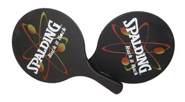 2 Vintage Spalding Paddles Rack it Back - 15.5&quot; Racquetball Adult SR Racket Ball - £19.66 GBP
