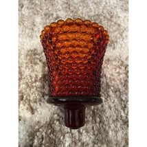 Vintage Red Hobnail Glass Votive Cup Candle Holder Sconce - No Grommet - $9.85