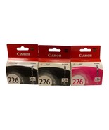 Canon CLI-226 Black/Magenta X3 New Sealed Toner Print Cartridge Genuine ... - £17.48 GBP