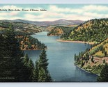 Beauty Bay Coeur d&#39;Alene Lake Idaho ID UNP Unused Linen Postcard M9 - $2.92