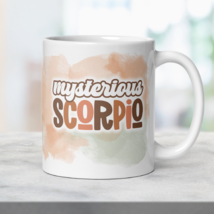 Scorpio Zodiac Boho Mug, Ceramic Constellation Mug, Birthday Gift Scorpio Mug - £17.29 GBP