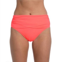 La Blanca island goddess mid waist swim bottom in Hot Coral - size 12 - £38.92 GBP