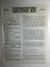 GEORGE VII (1971) the comic book fanzine review fanzine - £11.93 GBP