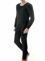 Ekouaer Men&#39;s Long Thermal Underwear Fleece Lined Winter Base Layering Set - £50.56 GBP