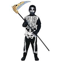 Classic Skeleton Bones Child Halloween Costume Boy&#39;s Size Large 12-14 - £9.43 GBP