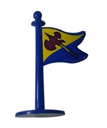 Crossbows and Catapults 1983 Lakeside Barbarian Flag-blue w. Viking-pike... - £2.38 GBP