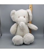 Kelly Toy Kelly Baby 13&quot; Long Cuddle Gray Elephant w/ Rattle Baby Plush ... - $16.29 CAD