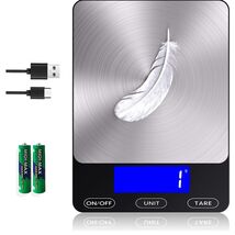 Precision Digital Kitchen Scale - 33lb Stainless Steel Food Scale, Recha... - $34.60