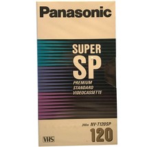 Panasonic VHS NV-T120SP NEW Sealed 246m Videocassette Blank NIP - £10.23 GBP