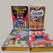 Disney VHS Tapes Lot Fox and the Hound Snow White Return of Jafar Nutcracker - £8.76 GBP