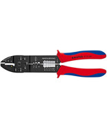 Knipex 9722240 Crimping Pliers Black Lacquered W/Multi-Component Grips 9... - £63.99 GBP