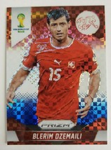 2014 Blerim Dzemaili Panini Prism Fifa World Cup Soccer Card #183 Red White Blue - £10.14 GBP