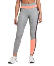 Nike Womens One Colorblocked Leggings size X-Small Color Smoke - £54.91 GBP