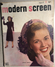 MODERN SCREEN magazine April 1947 Shirley Temple cover - £11.81 GBP