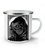 Grim Reaper Hell Skull NEW Enamel Tea Mug 10 oz | Wellcoda - £17.88 GBP