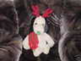 24&quot; Reindeer Snoopy Plush Stuffed Toy Adorable Vintage Plush Toy - £46.70 GBP
