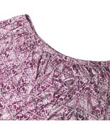 Free People Ocean Avenue One Shoulder Boho Top Medium Purple White Geome... - $29.47 CAD