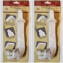 2 Packs of Bed Sheet Straps  4-pc. Sets ( 8 pc total ) - £7.81 GBP