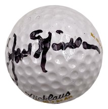 Jack Nicklaus Firmado Nicklaus Dorado Oso Golf Bola Bas AC22589 - £383.21 GBP