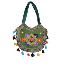 Women Girls sling handbag with Indian traditional Rajasthan Elephant art... - £20.48 GBP
