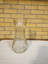Vintage Hoosier Clear Glass Vase #4081-4091-------   9 3/4 Inches Tall - £14.90 GBP
