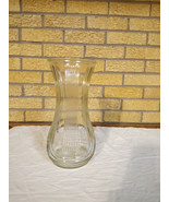 Vintage Hoosier Clear Glass Vase #4081-4091-------   9 3/4 Inches Tall - $17.50