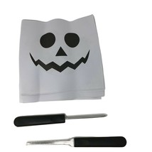 Halloween Pumpkin Carving Kit With Knives and Stencils - £11.66 GBP