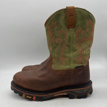 Cody James Decimator 11&quot; BCJCWRPW52 Mens Brown Green Work Boots Size 12 D - £68.10 GBP