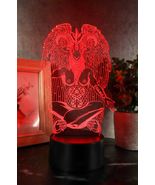 Ebros Sabbatical Goat Baphomet Acrylic Panel Colorful LED Night Light - €25,75 EUR